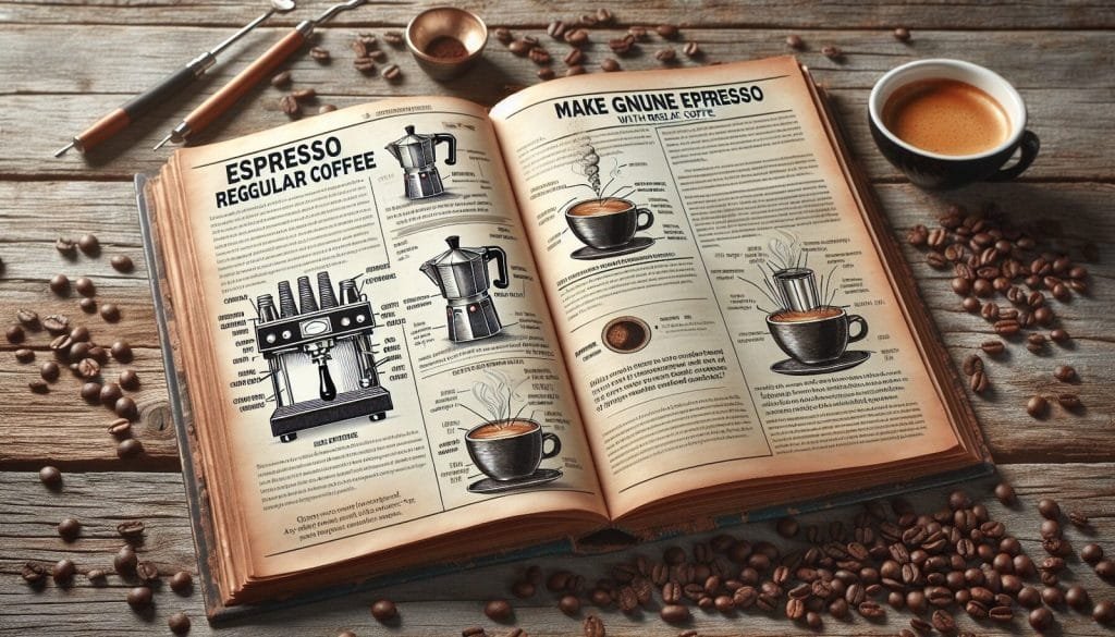 Can I Make Espresso With Coffee?