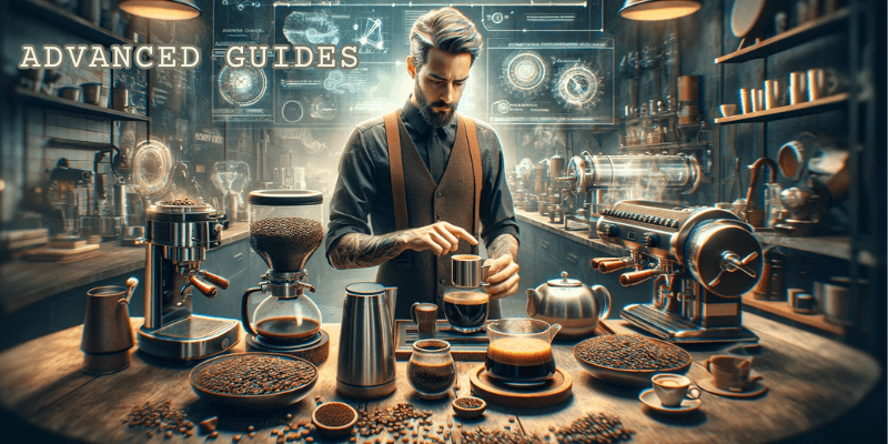 A man pouring coffee into a cup.