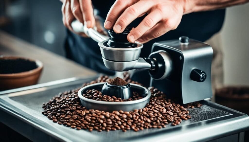 Grinding Coffee Beans