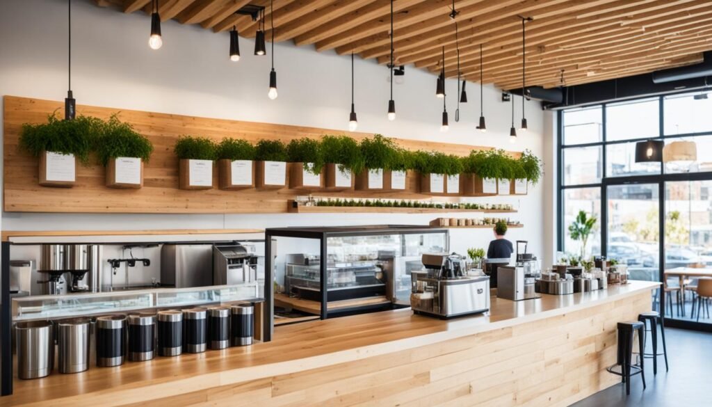 sustainable coffee shop practices