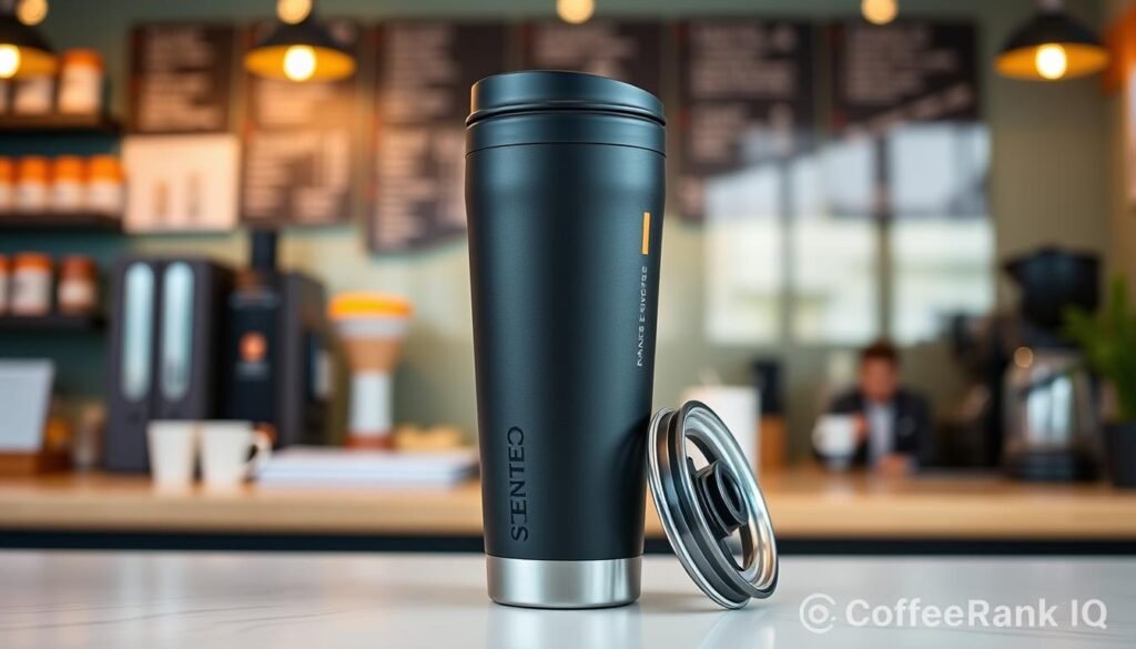 Insulated travel mug