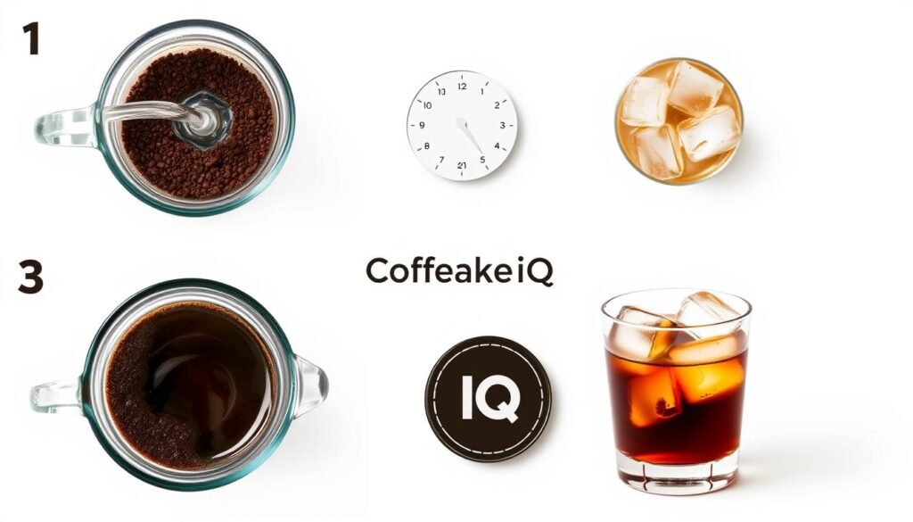 cold brew coffee making steps