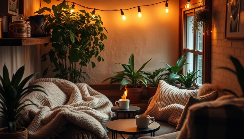 cozy lighting
