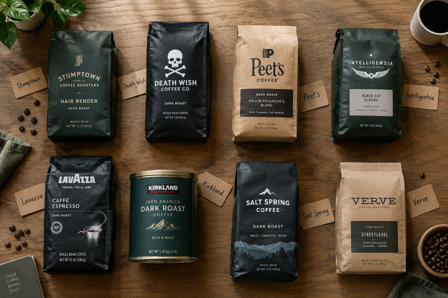 Best dark roast coffee brands ranked