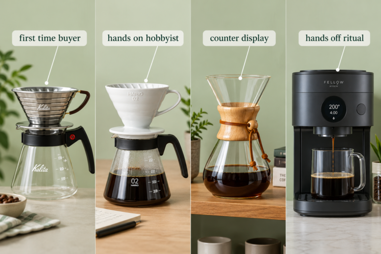 Best pour over coffee maker: quick verdict by buyer type