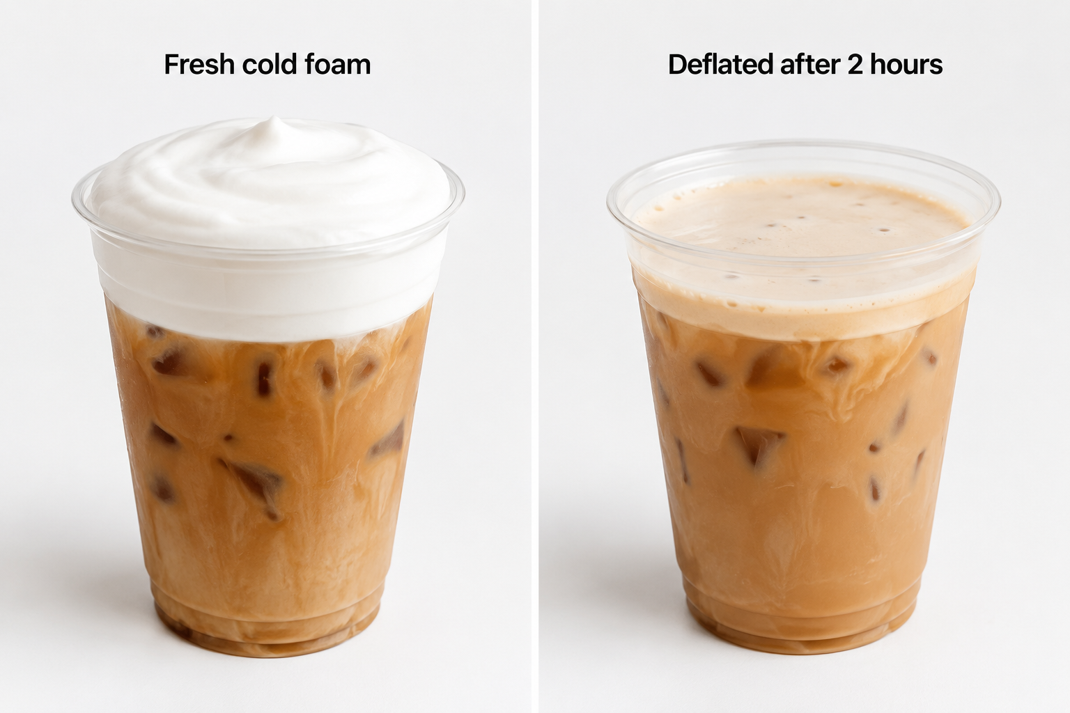 Does cold foam work in hot coffee or just cold