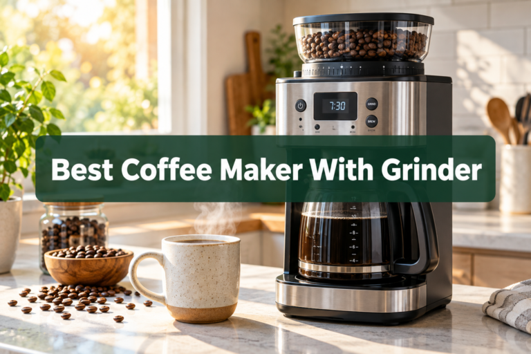 Best Coffee Maker With Grinder: Fresh Grounds Without an Extra Gadget