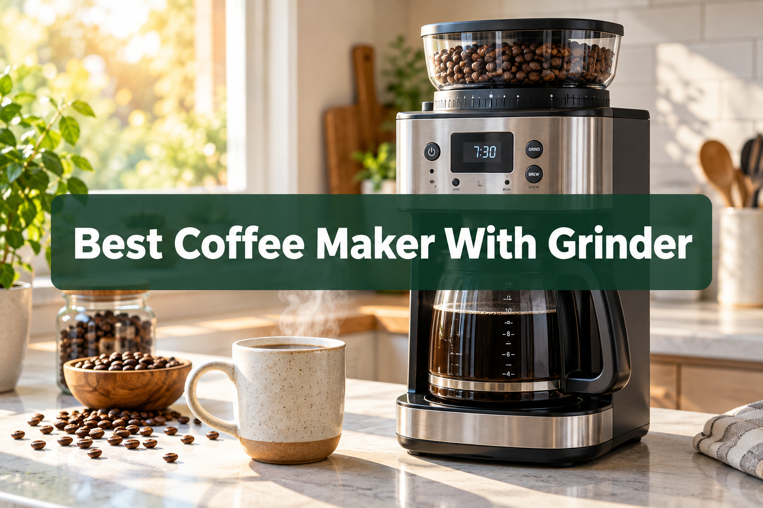 Best Coffee Maker With Grinder: Fresh Grounds Without an Extra Gadget