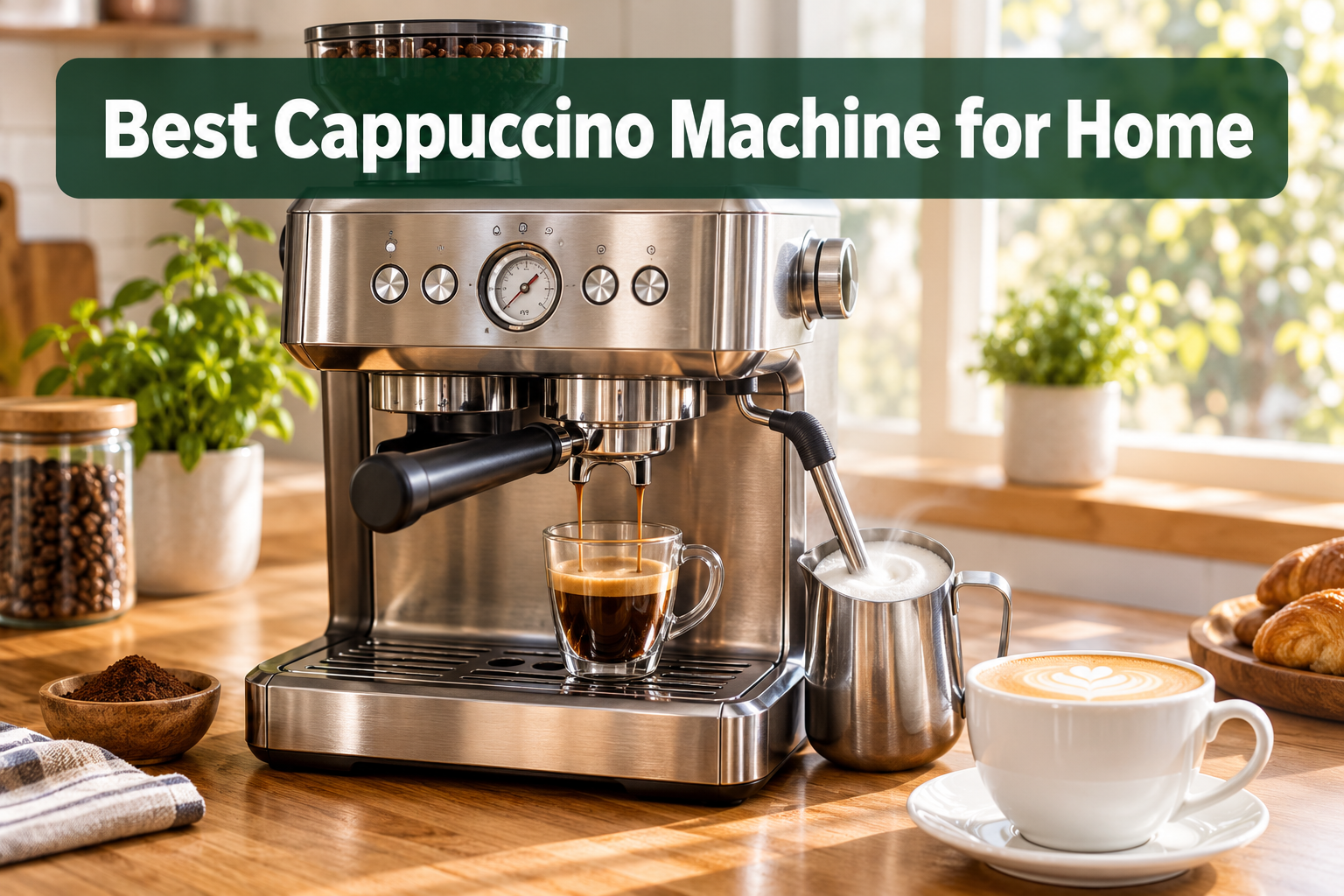 Best Cappuccino Machine for Home: The Steam Wand Decides