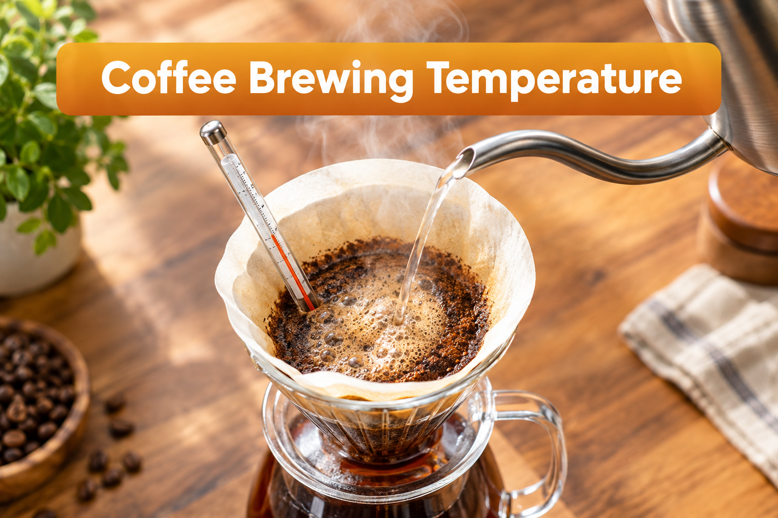 Coffee Brewing Temperature: Why 195°F to 205°F Keeps Showing Up