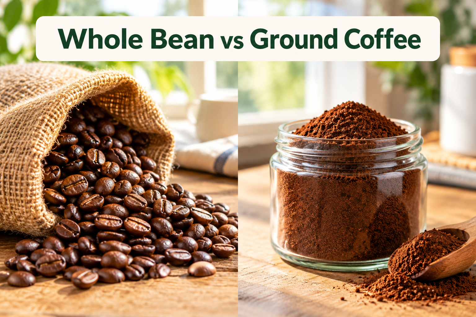 Whole Bean vs Ground Coffee: How Fast Freshness Fades