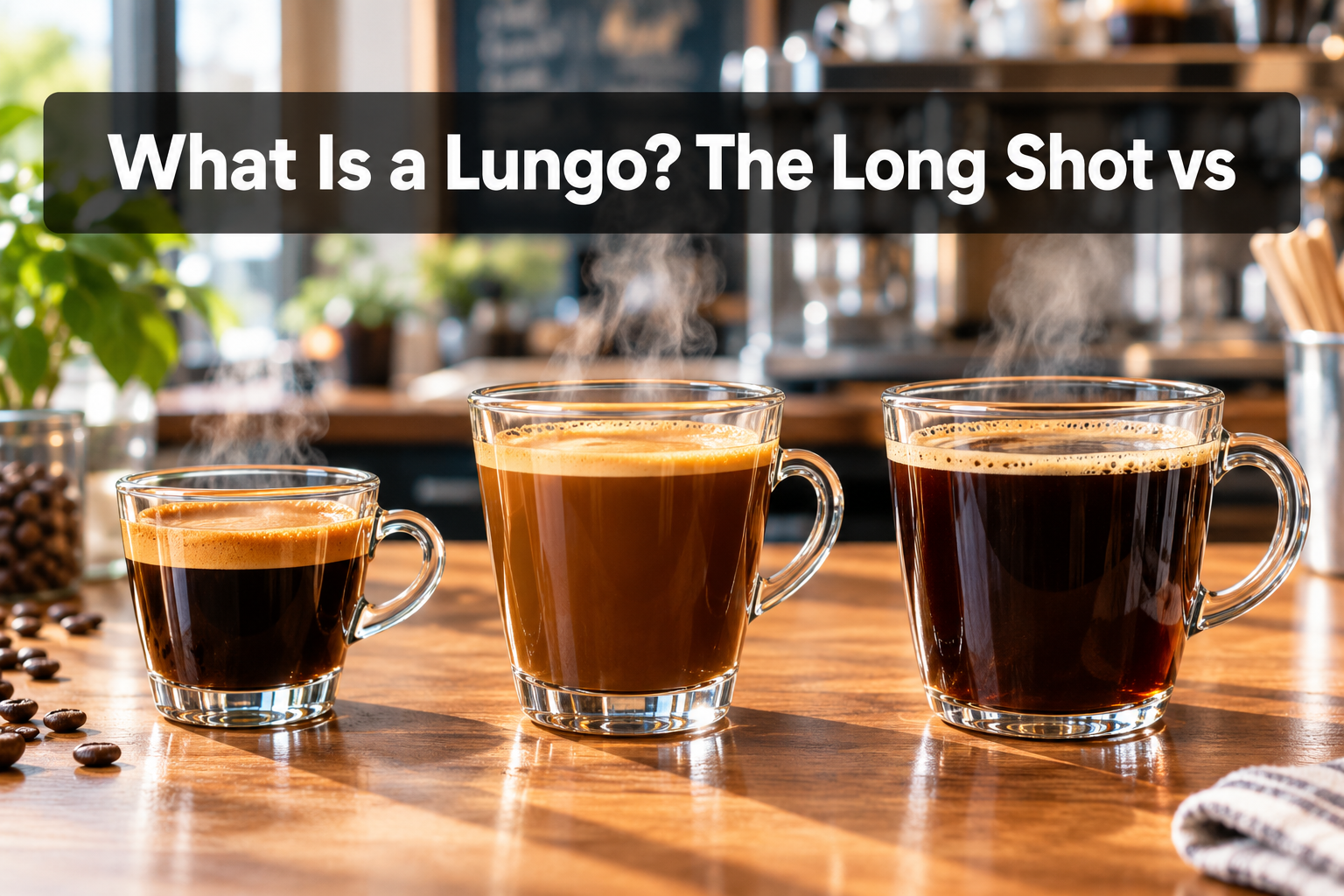 What Is a Lungo? The Long Shot vs Espresso and Americano