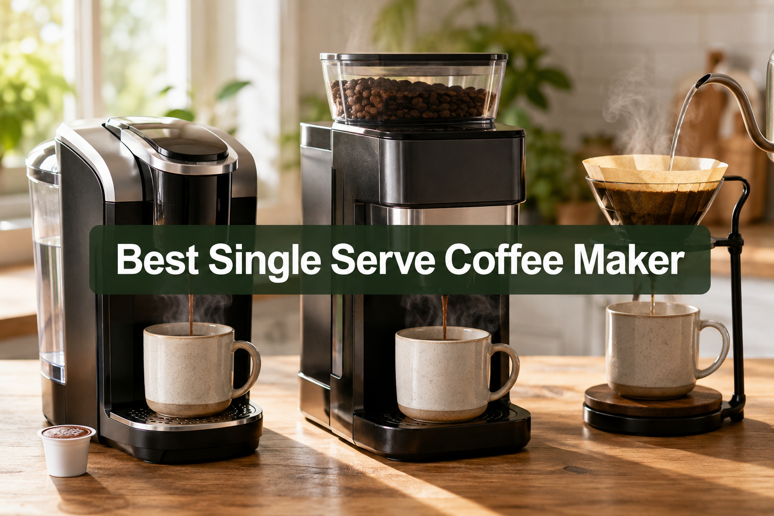 Best Single Serve Coffee Maker With or Without Pods