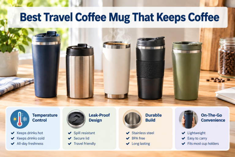 Best Travel Coffee Mug That Keeps Coffee Hot for Hours