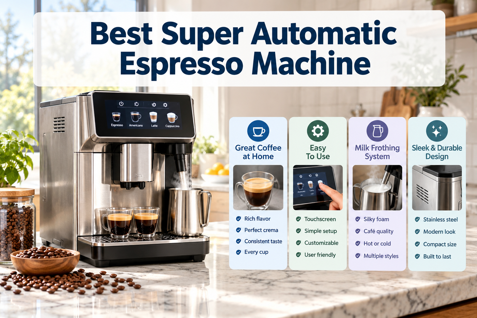 Best Super Automatic Espresso Machine: Read the Cleaning Specs First