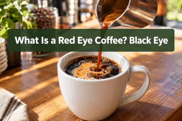 What Is a Red Eye Coffee? Black Eye and Green Eye Too