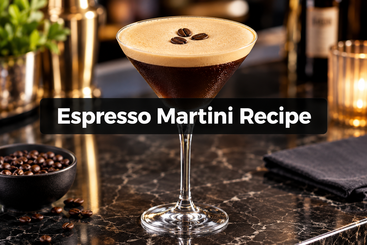 Espresso Martini Recipe: The Foam Trick Bartenders Use