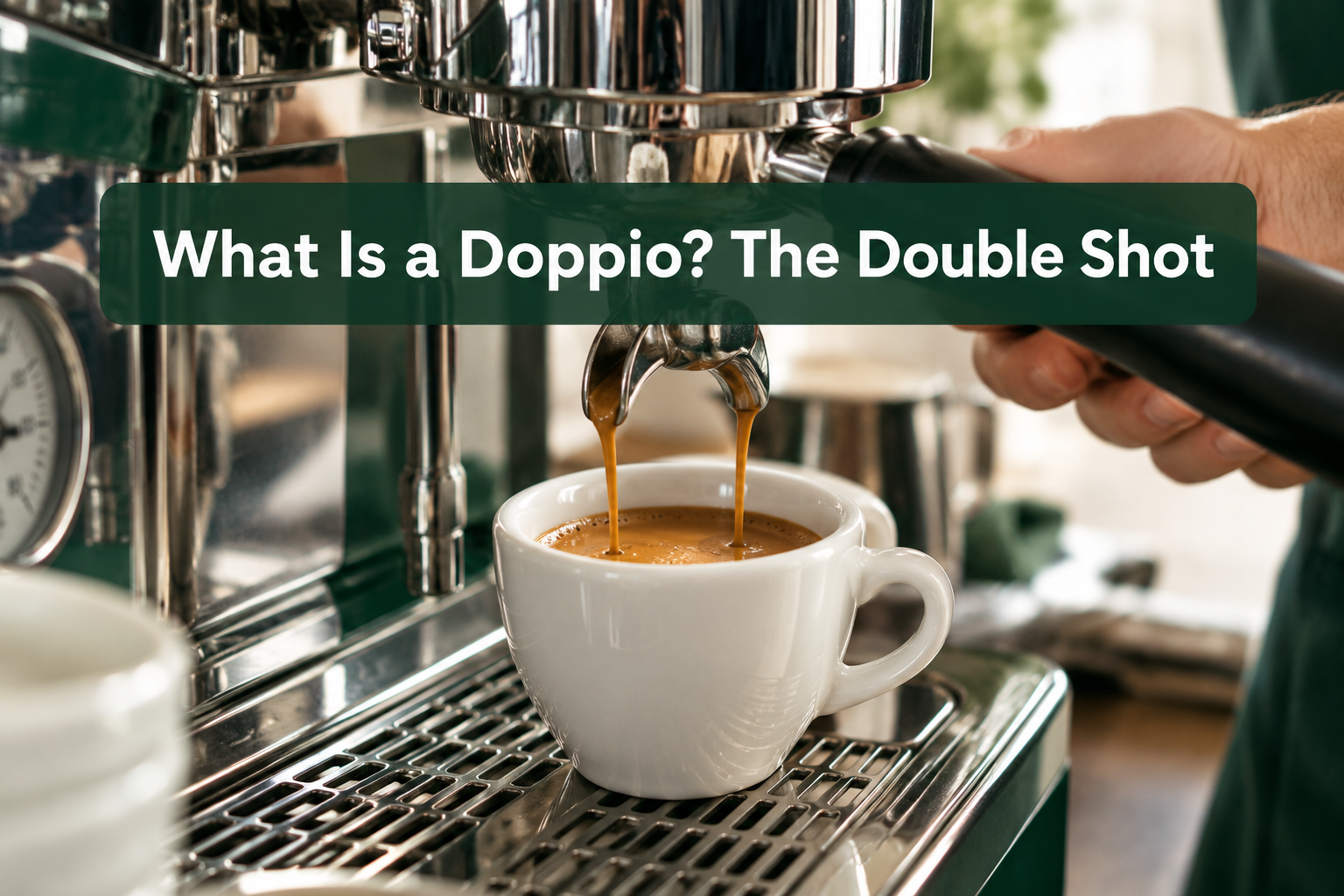 What Is a Doppio? The Double Shot Explained Simply