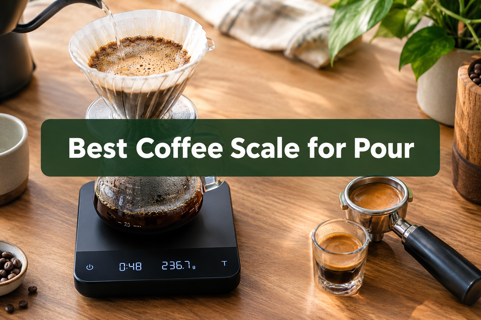 Best Coffee Scale for Pour Over and Espresso...Timer Included