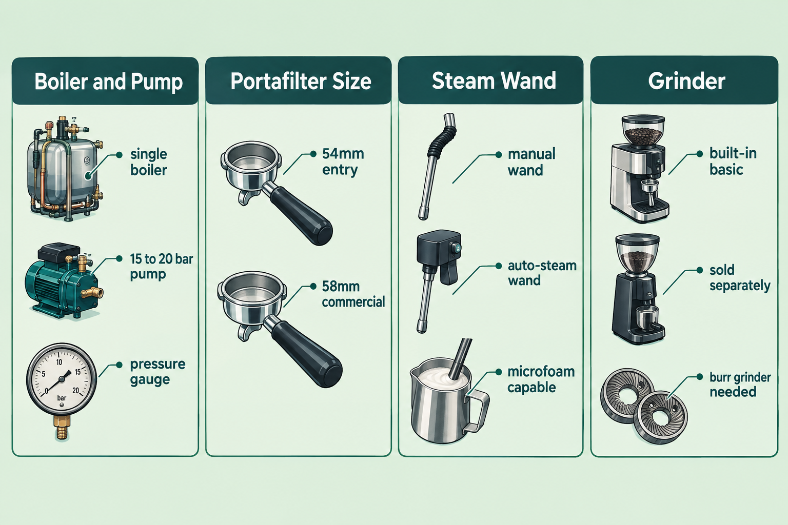 Best espresso machine under 500: what changes at each price point