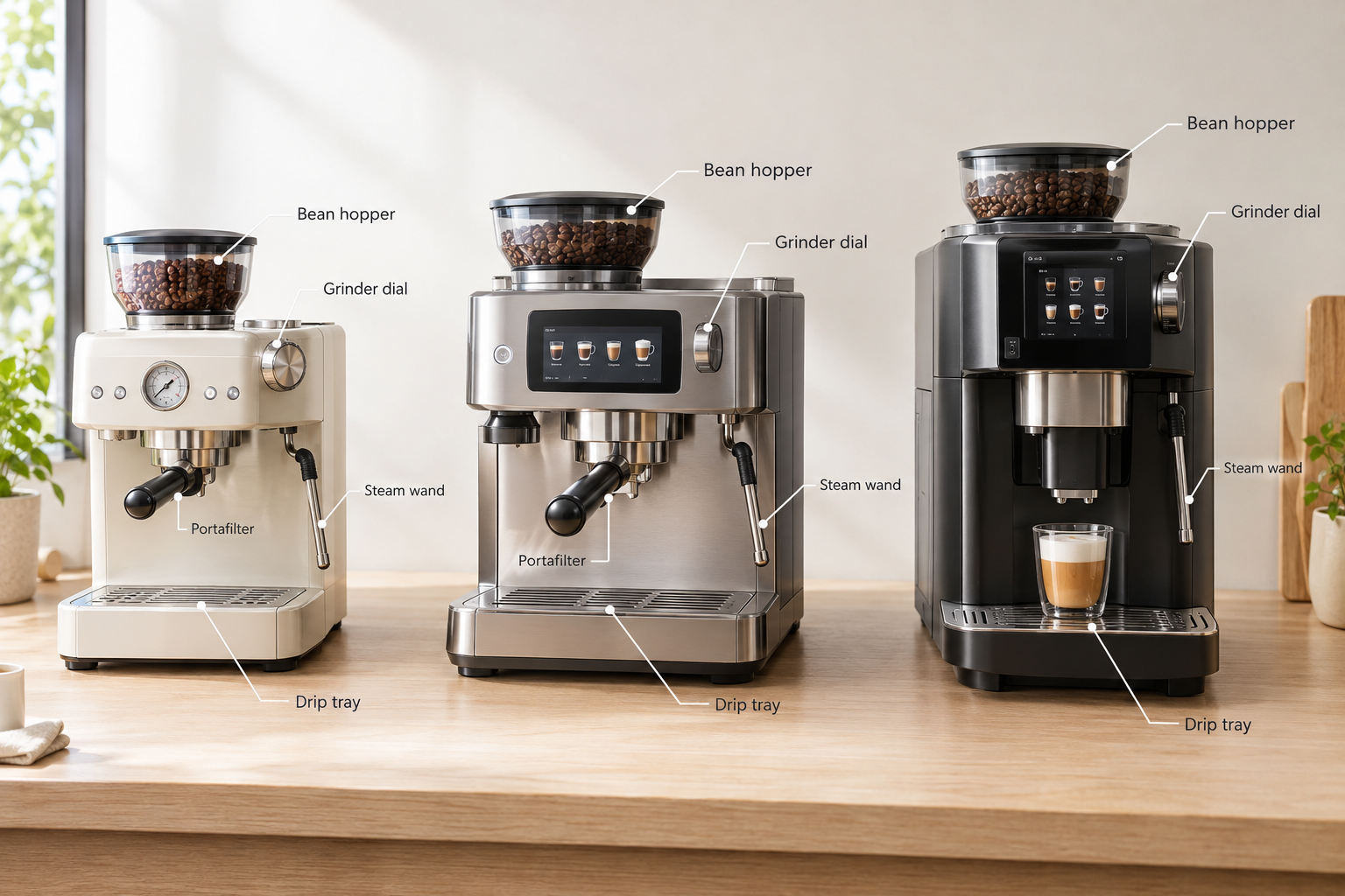 Best Espresso Machine With Grinder: The 7 Picks at a Glance