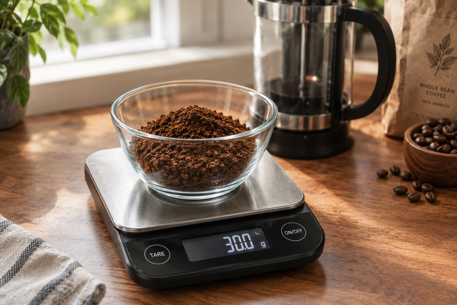 French Press Coffee Ratio: Cups, Tablespoons, and Scoops