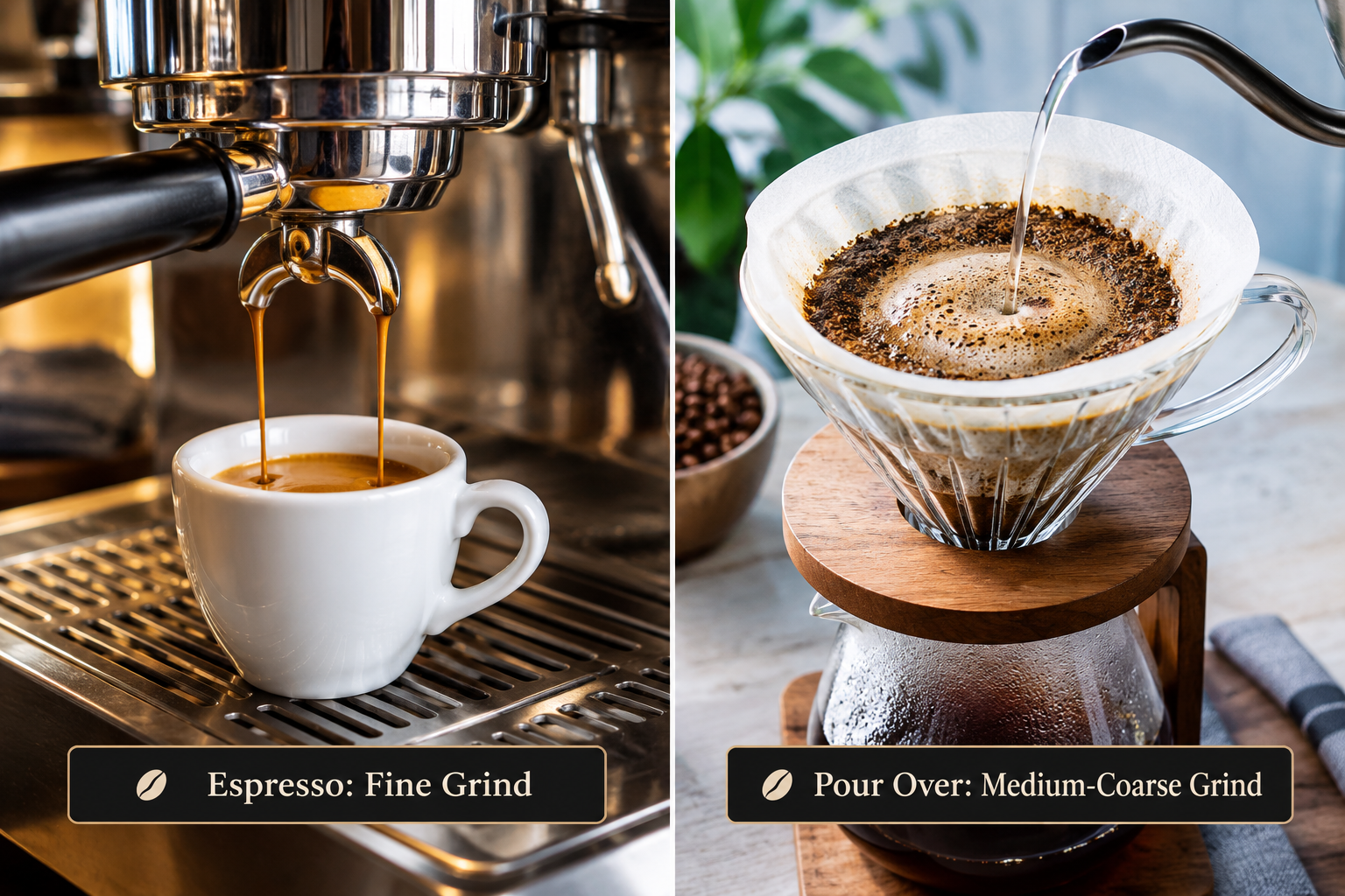 Best Coffee Beans for Espresso vs Pour Over