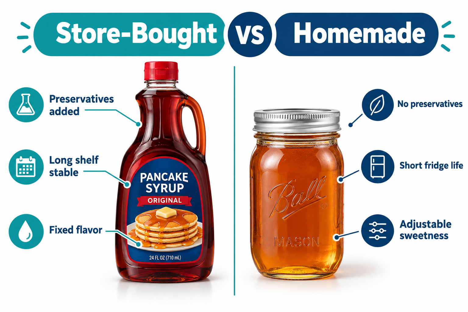 6 homemade coffee syrup recipes and how long each one keeps