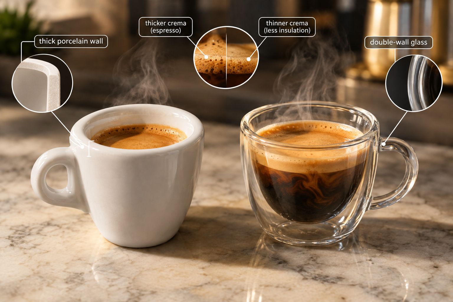 Espresso Cup vs Regular Coffee Cup: What's Actually Different