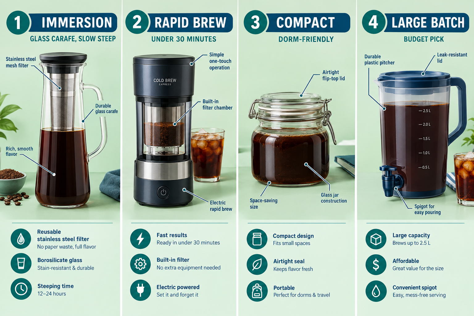 The 6 Best Cold Brew Coffee Makers for Smooth Batches at Home