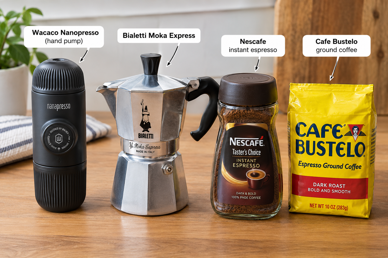 Method 4: Instant Espresso Powder and Strong Drip