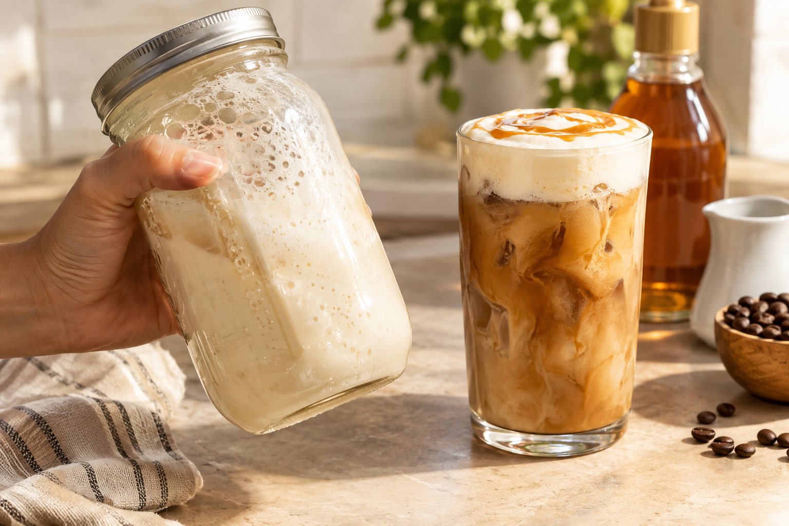 Cold foam vs whipped cream: what changes the texture