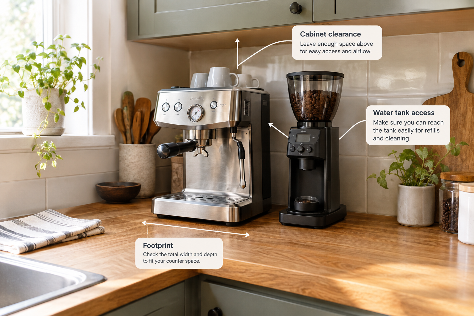 Semi Automatic Espresso Machine for Small Kitchen Spaces