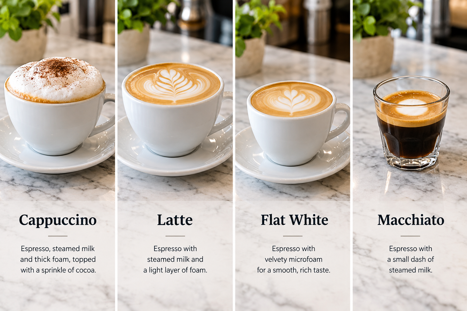 How to Order a Cappuccino vs Latte at a Coffee Shop