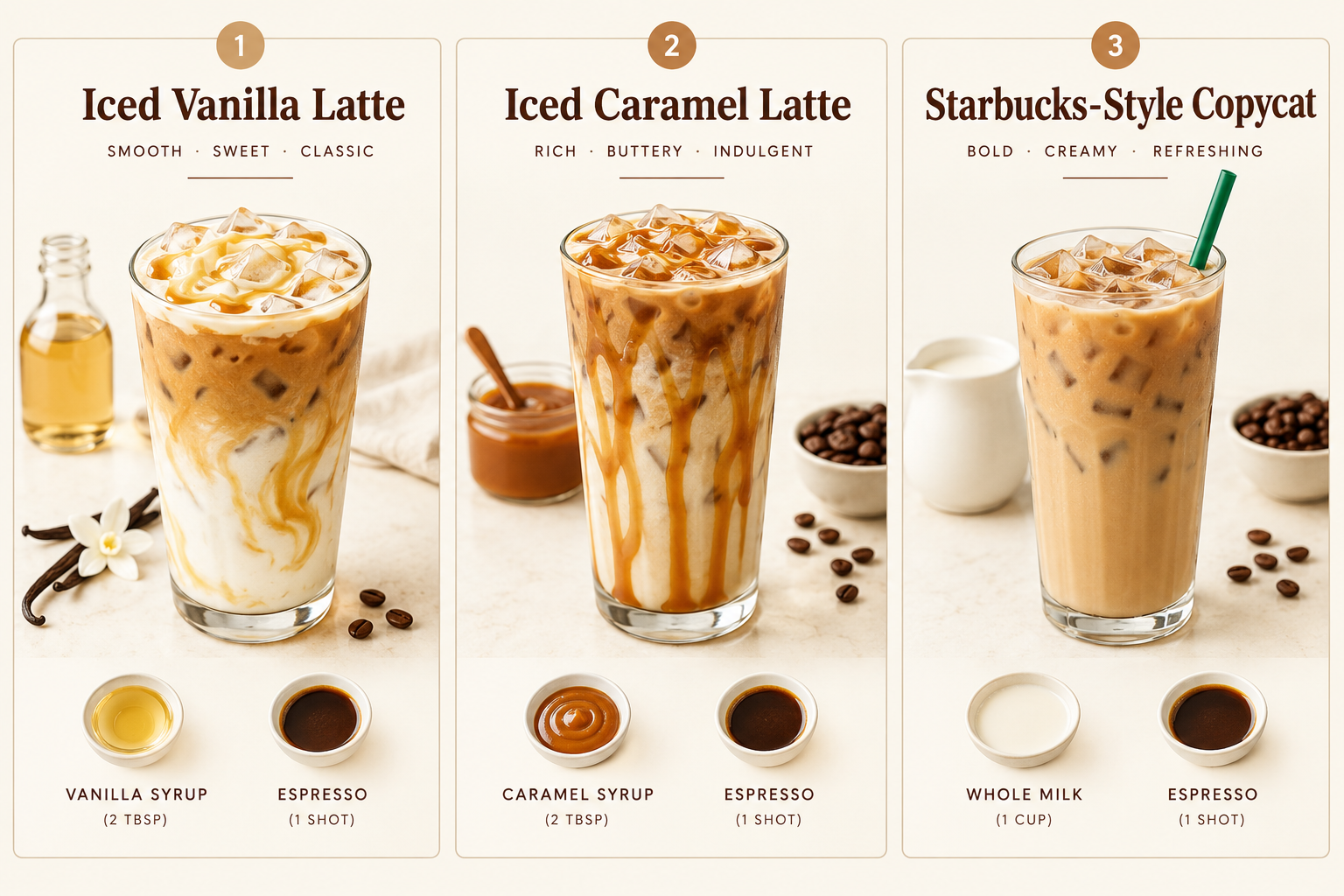 Cheapest way to make iced lattes at home regularly