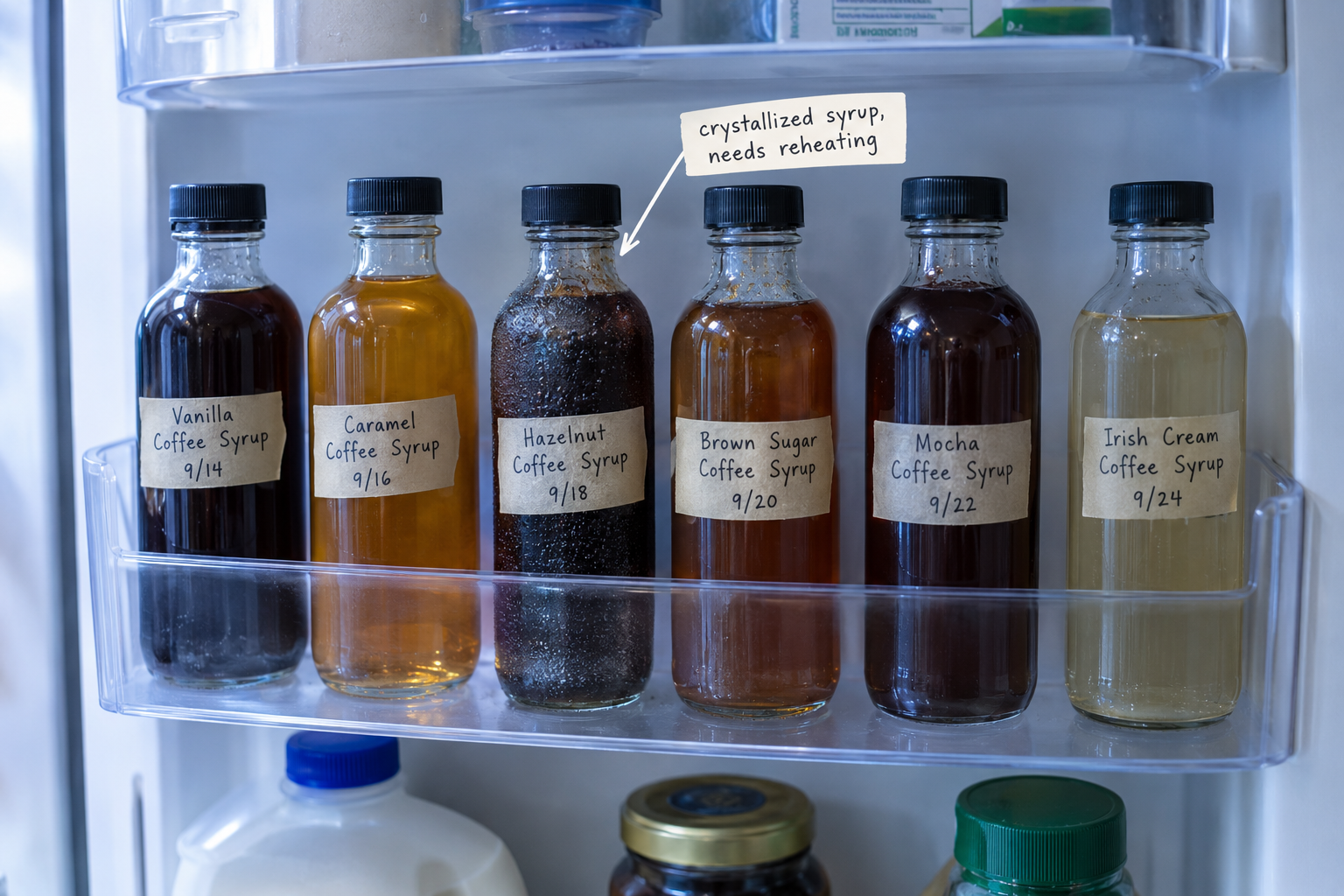 Homemade flavored syrups for cold brew vs hot coffee