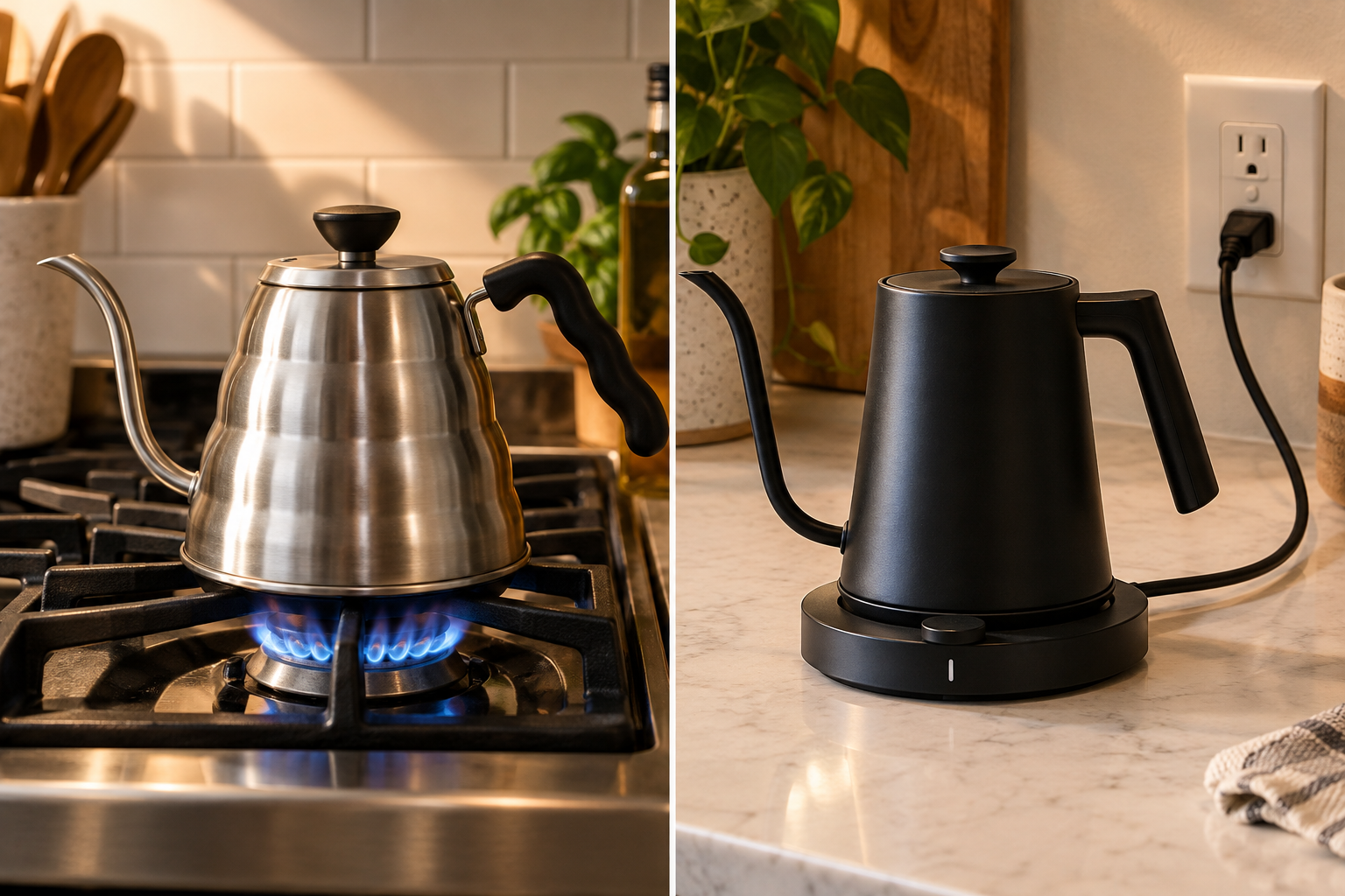 Gooseneck kettle for beginners: what to look for