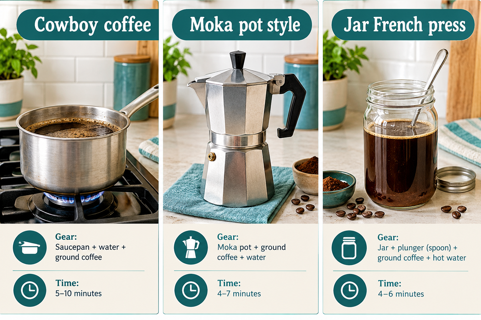 What if your coffee tastes bitter when making coffee without a coffee maker