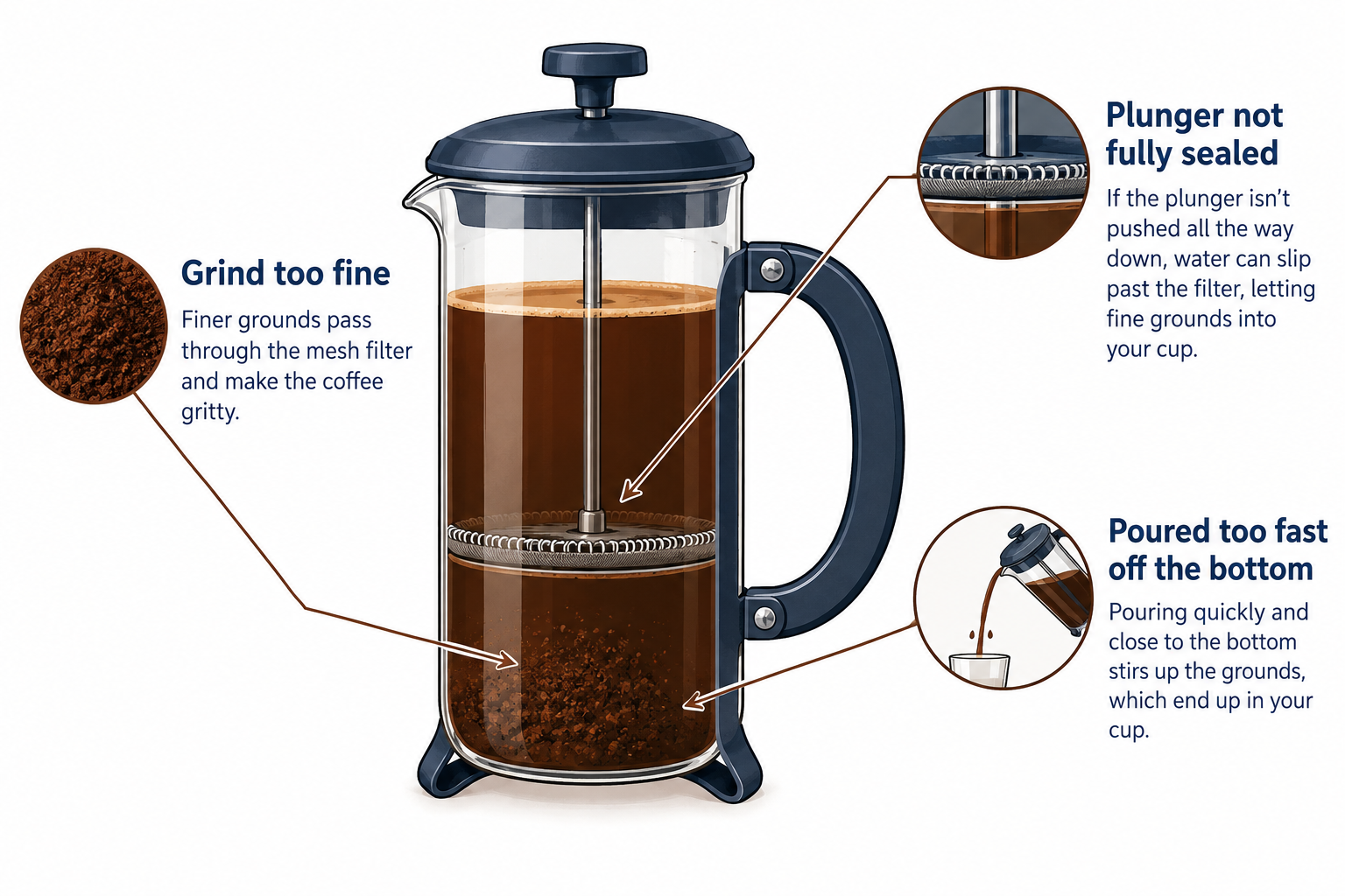 Why Does My French Press Coffee Taste Gritty?