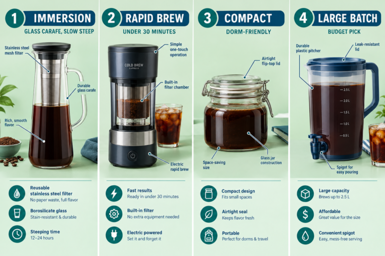The 6 Best Cold Brew Coffee Makers for Smooth Batches at Home